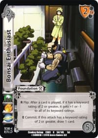 Bonsai Enthusiast - Cowboy Bebop - UniVersus card