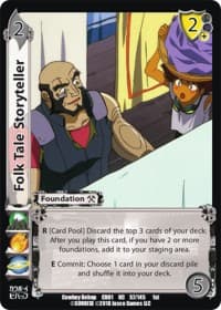 Folk Tale Storyteller - Cowboy Bebop - UniVersus card