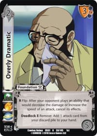 Overly Dramatic - Cowboy Bebop - UniVersus card