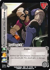 Presidente on the House - Cowboy Bebop - UniVersus card