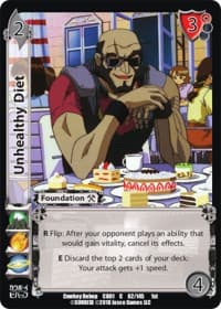 Unhealthy Diet - Cowboy Bebop - UniVersus card