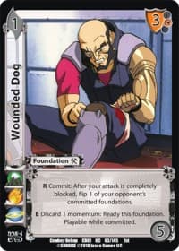 Wounded Dog - Cowboy Bebop - UniVersus card