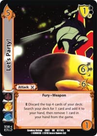 Let's Party! - Cowboy Bebop - UniVersus card