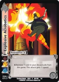Explosive Acrobatics - Cowboy Bebop - UniVersus card
