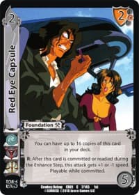 Red Eye Capsule - Cowboy Bebop - UniVersus card