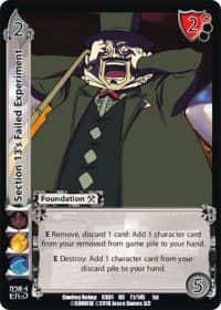 Section 13's Failed Experiment - Cowboy Bebop - UniVersus card