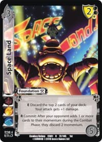 Space Land - Cowboy Bebop - UniVersus card