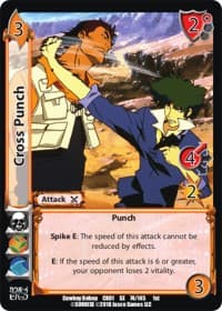 Cross Punch - Cowboy Bebop - UniVersus card