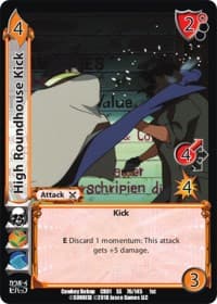 High Roundhouse Kick - Cowboy Bebop - UniVersus card
