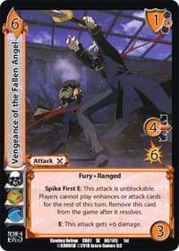 Vengeance of the Fallen Angel - Cowboy Bebop - UniVersus card