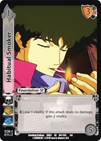 Habitual Smoker - Cowboy Bebop - UniVersus card
