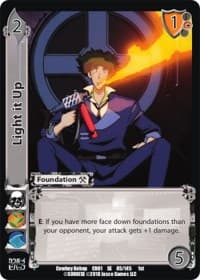 Light it Up - Cowboy Bebop - UniVersus card