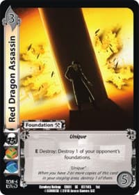 Red Dragon Assassin - Cowboy Bebop - UniVersus card