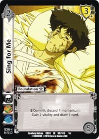 Sing for Me - Cowboy Bebop - UniVersus card