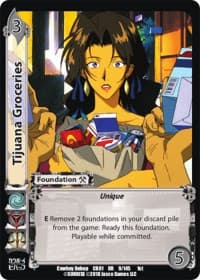 Tijuana Groceries - Cowboy Bebop - UniVersus card