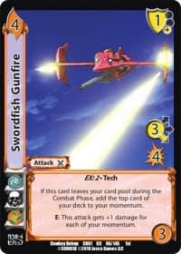 Swordfish Gunfire - Cowboy Bebop - UniVersus card