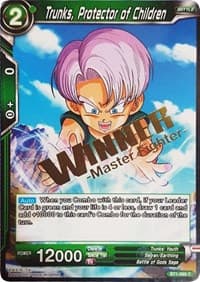 Trunks, Protector of Children (Winner Stamped) - Tournament Promotion Cards - Dragon Ball Super: Masters card