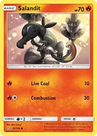 Salandit - SM - Ultra Prism - Pokemon card
