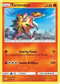 Turtonator - SM - Ultra Prism - Pokemon card