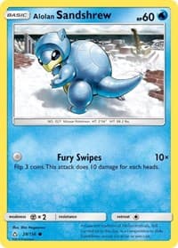 Alolan Sandshrew - SM - Ultra Prism - Pokemon card
