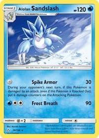 Alolan Sandslash - SM - Ultra Prism - Pokemon card