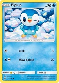Piplup (32) - SM - Ultra Prism - Pokemon card