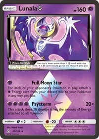 Lunala Prism Star - SM - Ultra Prism - Pokemon card