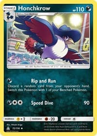 Honchkrow - SM - Ultra Prism - Pokemon card
