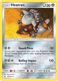 Heatran - SM - Ultra Prism - Pokemon card