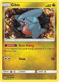 Gible (97) - SM - Ultra Prism - Pokemon card