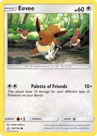 Eevee (105) - SM - Ultra Prism - Pokemon card
