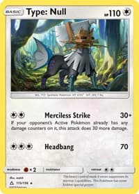 Type: Null - SM - Ultra Prism - Pokemon card