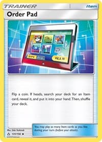 Order Pad - SM - Ultra Prism - Pokemon card