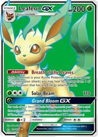 Leafeon GX (Full Art) - SM - Ultra Prism - Pokemon card