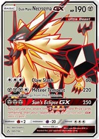 Dusk Mane Necrozma GX (Full Art) - SM - Ultra Prism - Pokemon card