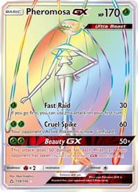Pheromosa GX (Secret Rare) - SM - Ultra Prism - Pokemon card