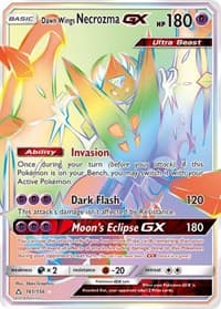 Dawn Wings Necrozma GX (Secret Rare) - SM - Ultra Prism - Pokemon card