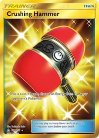 Crushing Hammer (Secret Rare) - SM - Ultra Prism - Pokemon card
