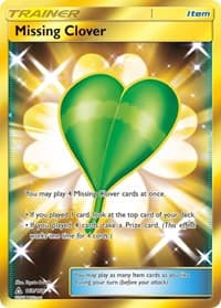 Missing Clover (Secret Rare) - SM - Ultra Prism - Pokemon card