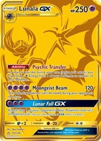 Lunala GX (Secret Rare) - SM - Ultra Prism - Pokemon card