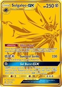 Solgaleo GX (Secret Rare) - SM - Ultra Prism - Pokemon card
