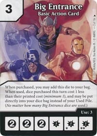 Big Entrance - The Mighty Thor - Dice Masters card