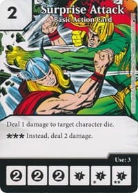 Surprise Attack - The Mighty Thor - Dice Masters card