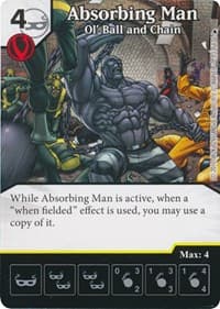 Absorbing Man - Ol' Ball and Chain - The Mighty Thor - Dice Masters card