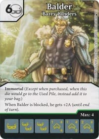 Balder - Barry Landers - The Mighty Thor - Dice Masters card