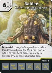 Balder - God of Light and Courage - The Mighty Thor - Dice Masters card