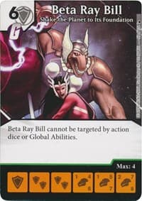 Beta Ray Bill - Shake the Planet to Its Foundation - The Mighty Thor - Dice Masters card