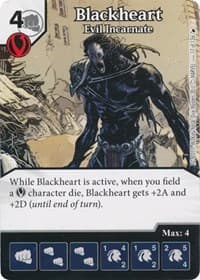 Blackheart - Evil Incarnate - The Mighty Thor - Dice Masters card