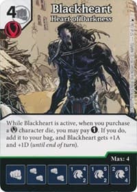Blackheart - Heart of Darkness - The Mighty Thor - Dice Masters card