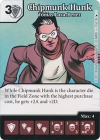 Chipmunk Hunk - Tomas Lara-Perez - The Mighty Thor - Dice Masters card